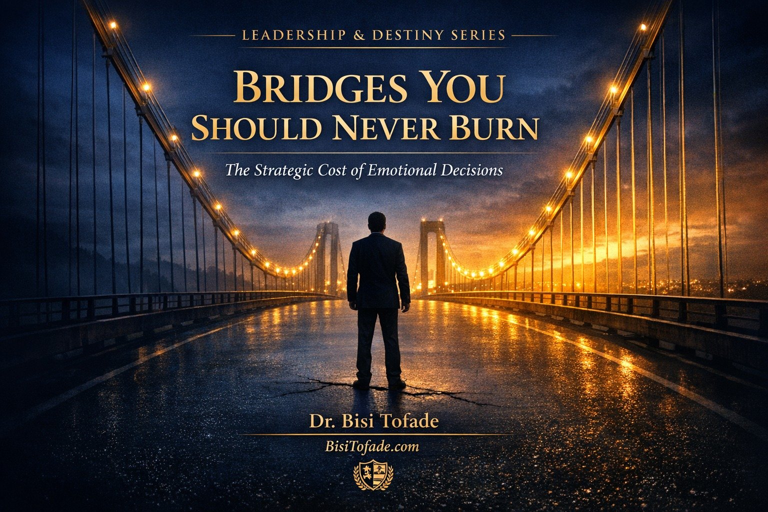 BRIDGES YOU SHOULD NEVER BURN